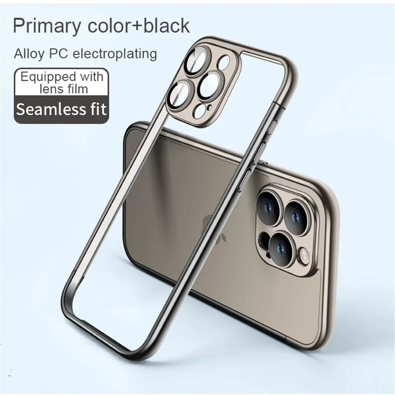 Case Nano Protect Plus Design Minimalista Galvanizado Premium