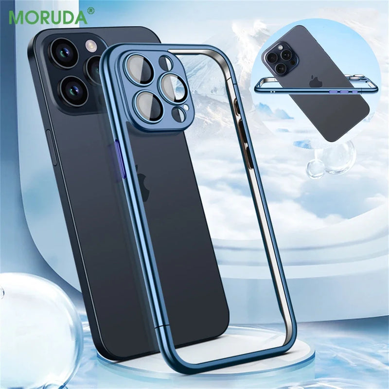 Case Nano Protect Plus Design Minimalista Galvanizado Premium