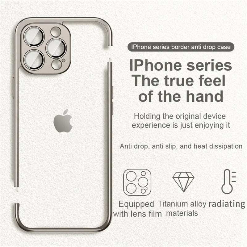 Case Nano Protect Plus Design Minimalista Galvanizado Premium