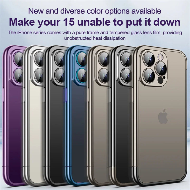 Case Nano Protect Plus Design Minimalista Galvanizado Premium